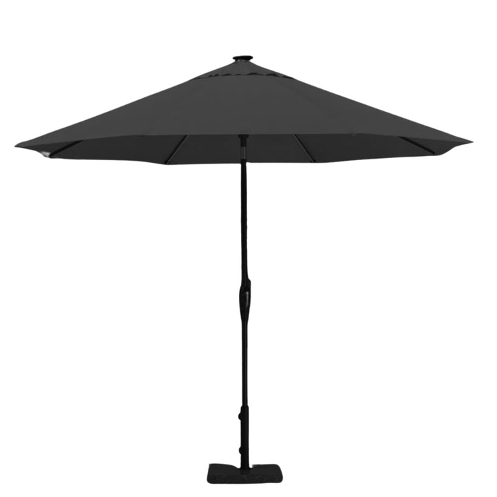 SunVilla Round LED Market Umbrella