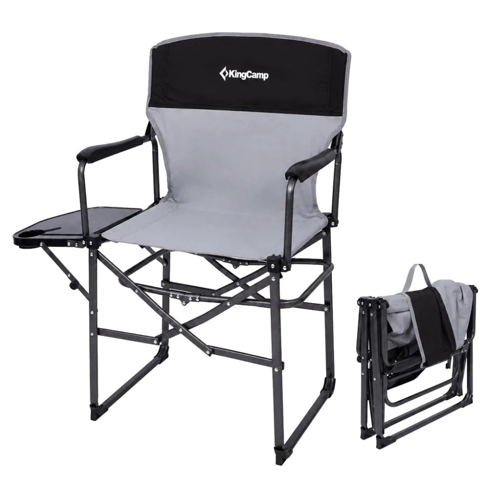 KingCamp - Quick-fold director's chair with oversized seat
