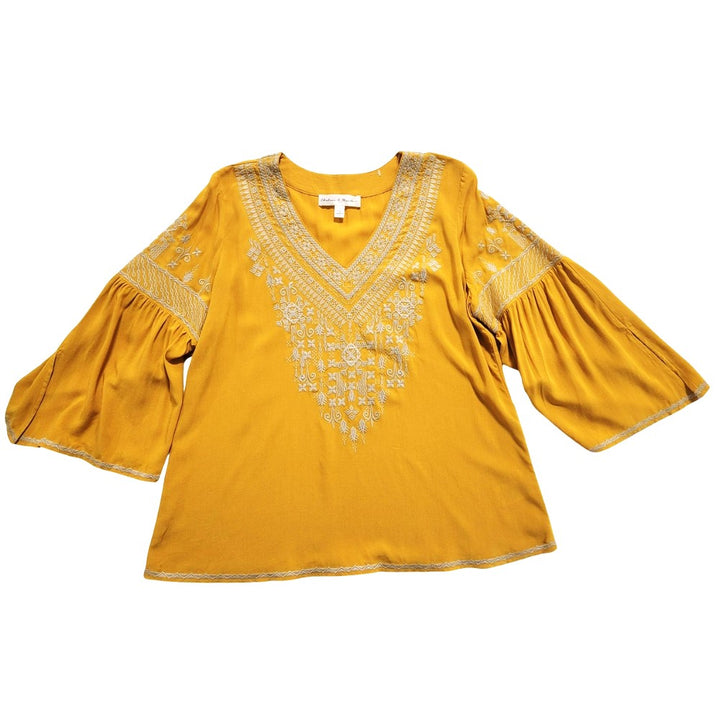 Chelsea & Theodore Embroidered Top