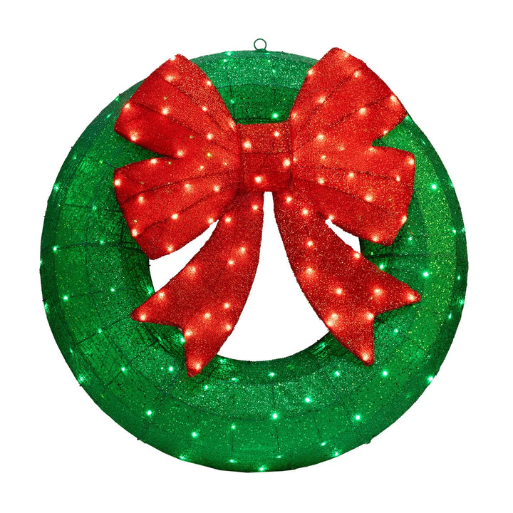 Holiday Wreath with Bow