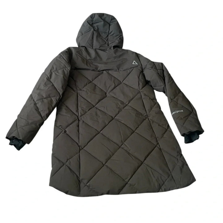 Avalanche - Long quilted coat with hood