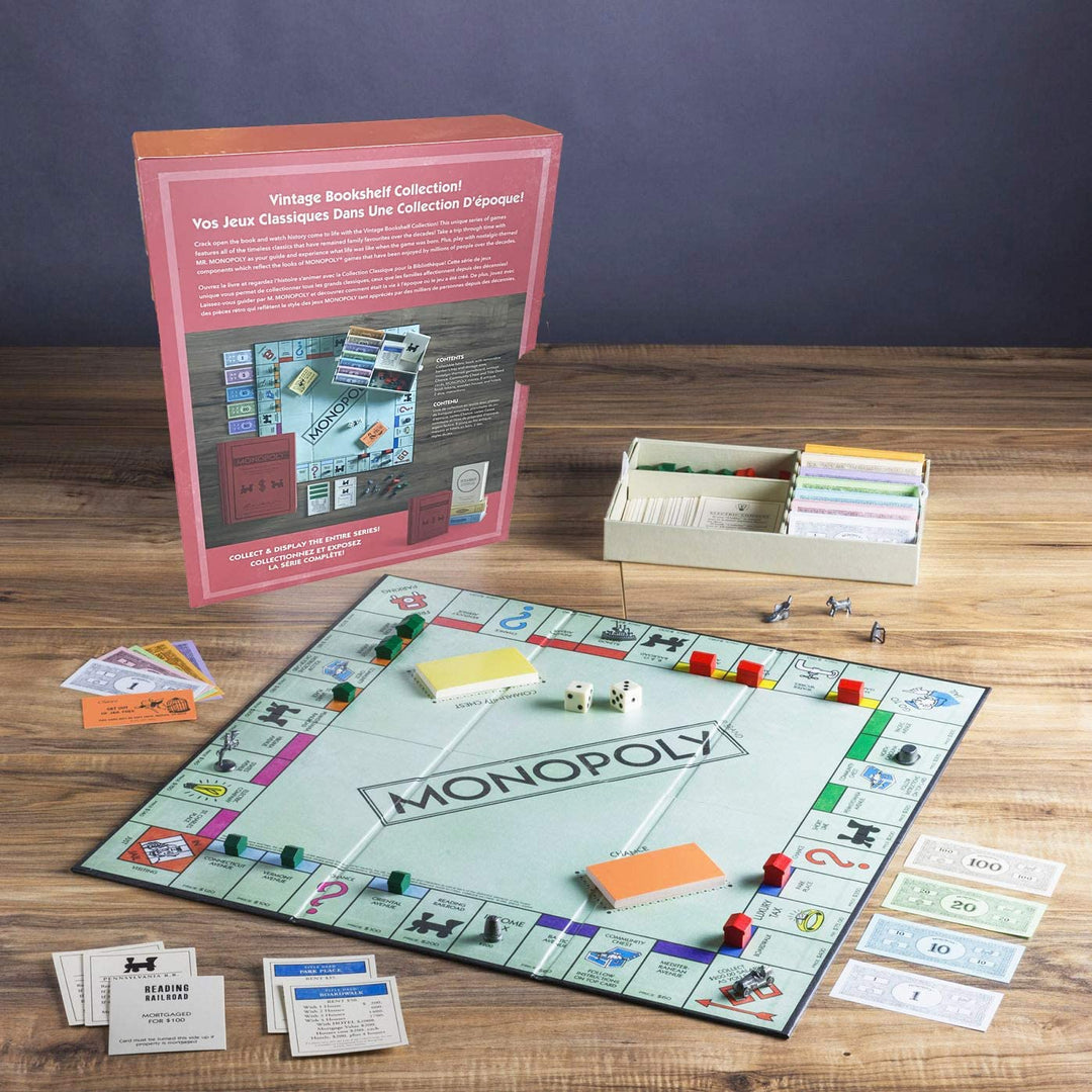 WS Game Company - Monopoly édition classique pour la bibliothèque
