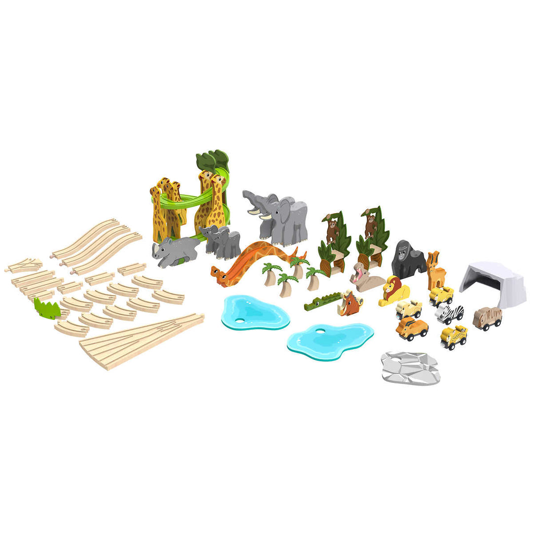 KidKraft - Table de jeu Adventure Tracks™ Safari Run