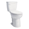 WaterRidge - Toilettes à chasse d'eau unique en deux parties
