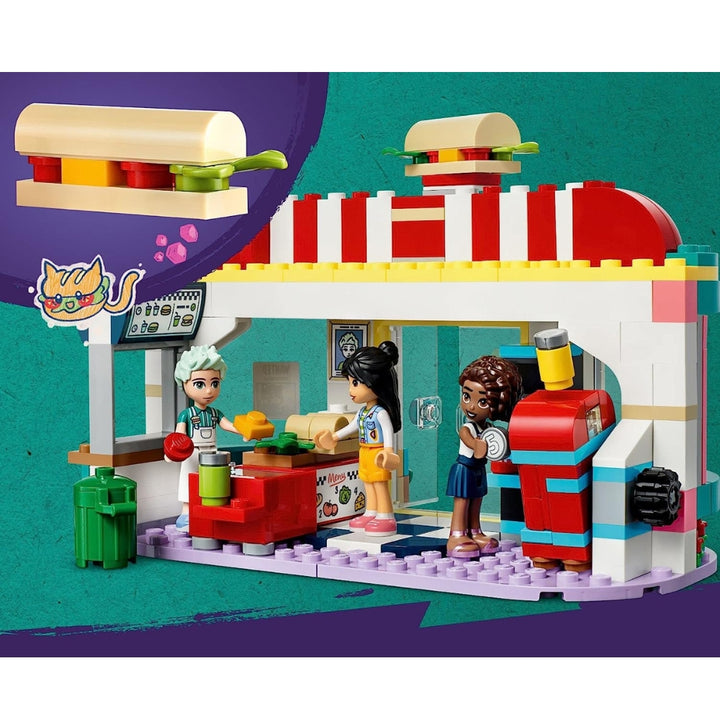 LEGO - Ensemble de jeu de simulation de restaurant avec nourriture - 41728