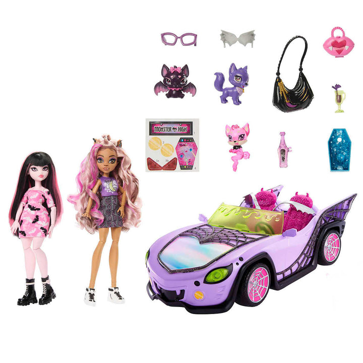 Mattel - Road trip entre Monster High Clawdeen et Draculaura
