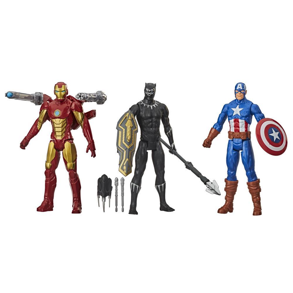 Marvel - Avengers Titan Hero, Série Blast Gear - ensemble de 3 figurines