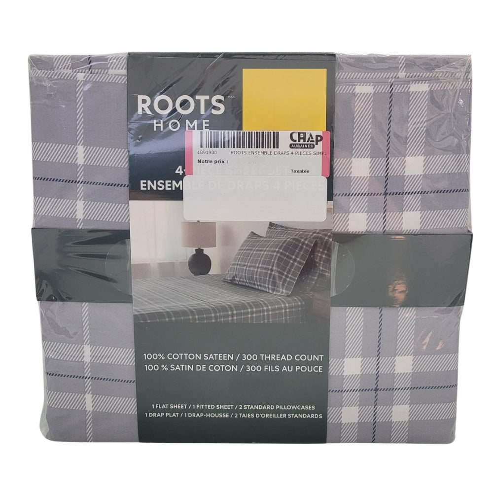 Roots - Ensemble de draps, 4 pièces