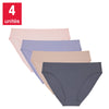 Halston - Smooth-Look Bikini Panties, Pack of 4