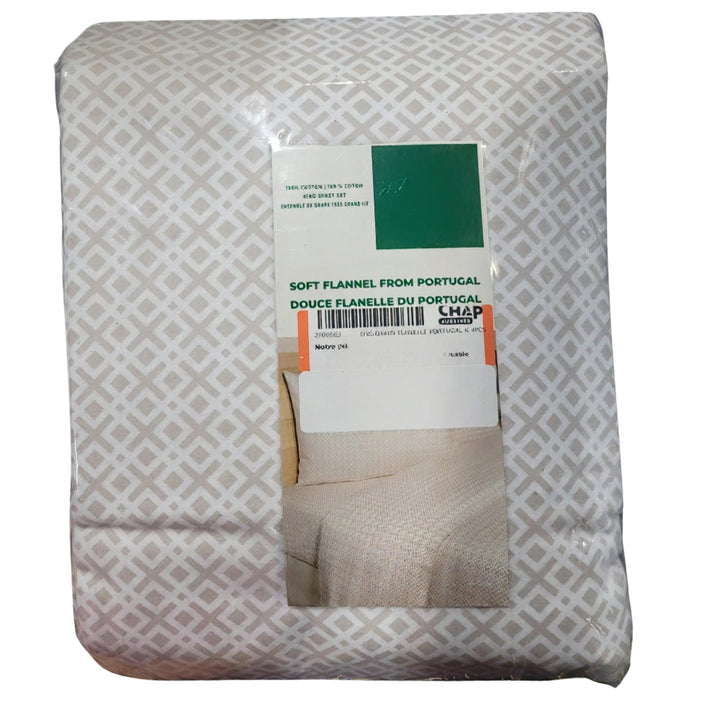 Ensemble de draps en flanelle du Portugal