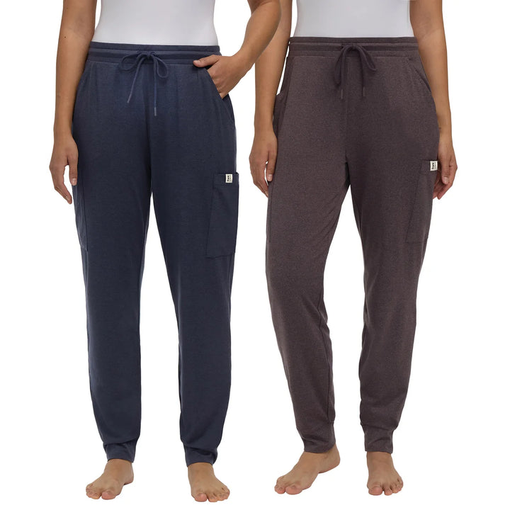 Frank and Oak - Pantalons de détente cargos pour femmes, paquet de 2