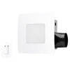 Dewstop - Ventilateur d'extraction de salle de bain, DEL, 80-110 CFM