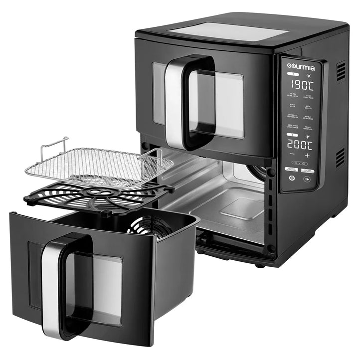 Gourmia 4-Dish Dual Basket Air Fryer