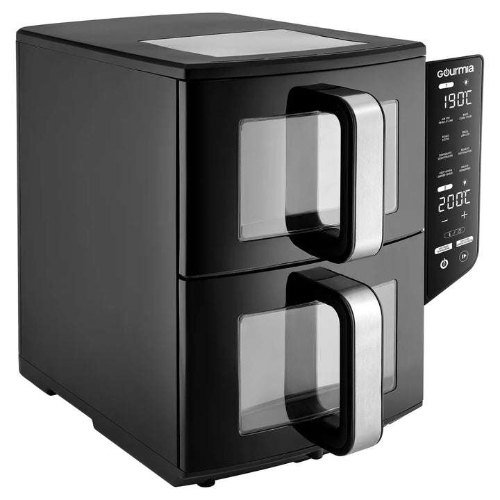 Gourmia 4-Dish Dual Basket Air Fryer