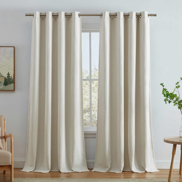 SUN+BLK Total Bkackout Curtain Panels - 2-Pack