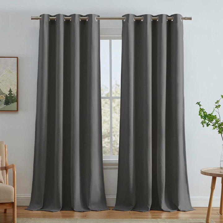 SUN+BLK Total Bkackout Curtain Panels - 2-Pack