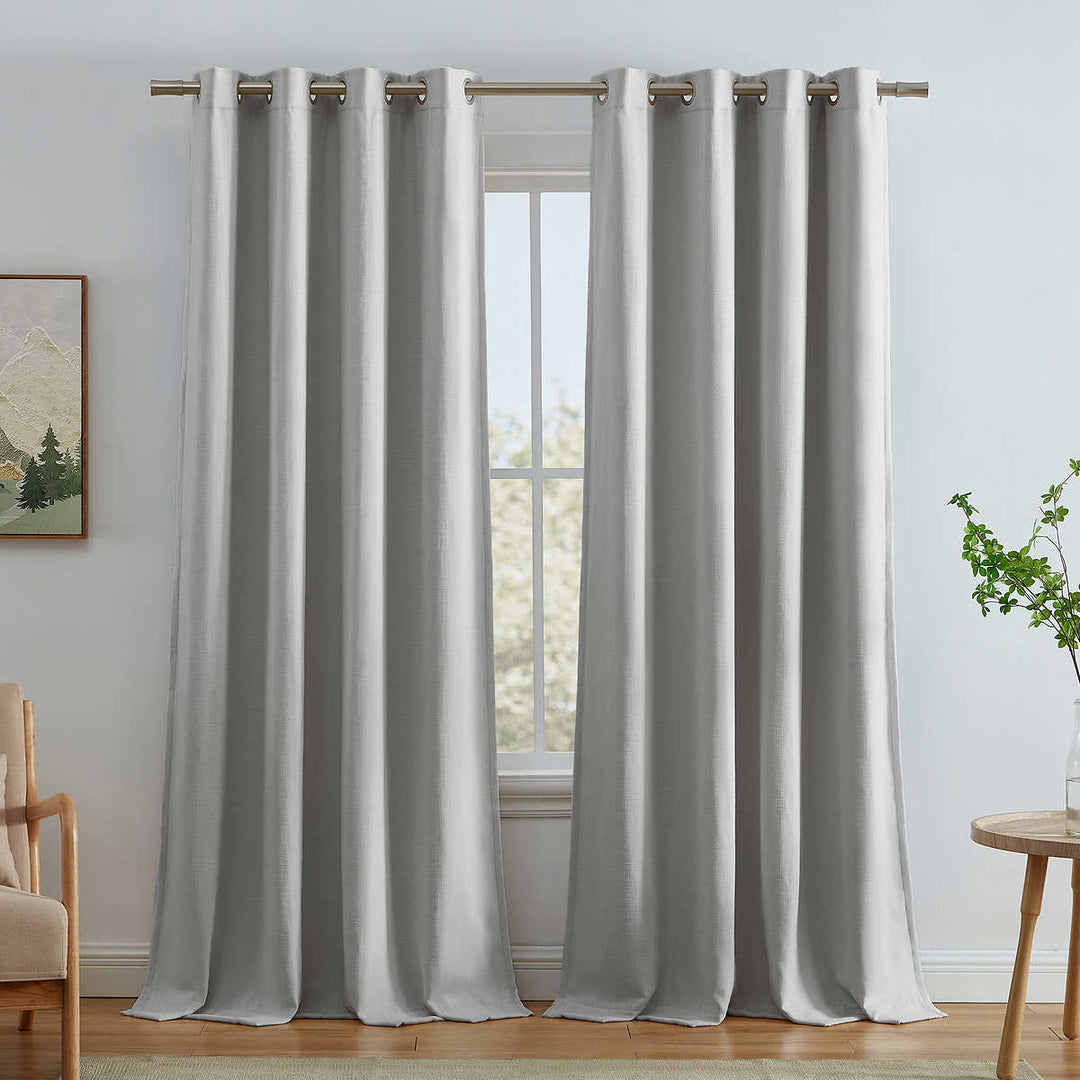 SUN+BLK Total Bkackout Curtain Panels - 2-Pack