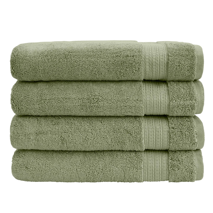 Serene Home - Ensemble de 4 serviettes à main
