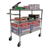 Trinity – Chariot chromé à 3 tablettes EcoStorage