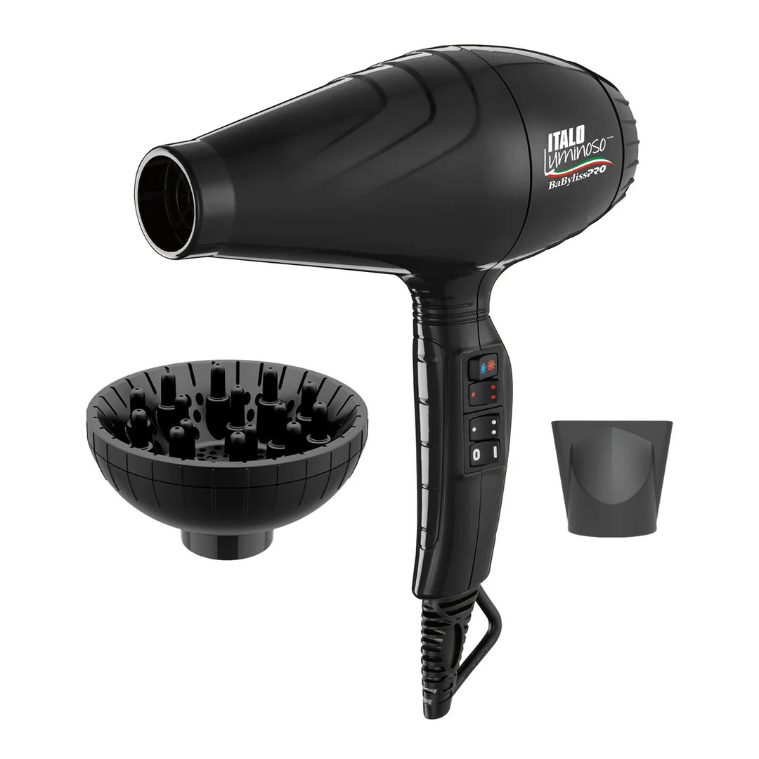 BaByliss - Sèche-cheveux, Luminoso noir PRO ITALO