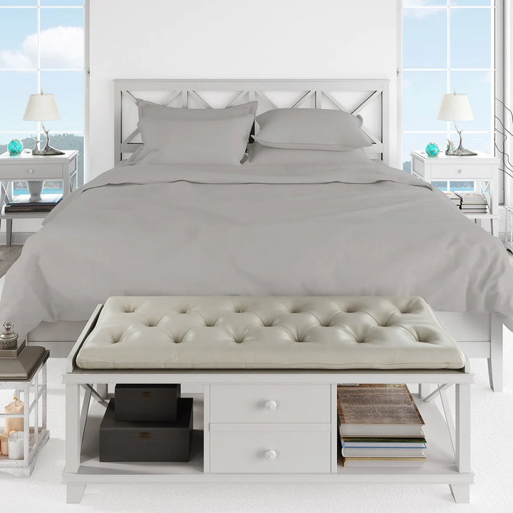 Swiss Collection - Ensemble de draps en coton, 6 pièces