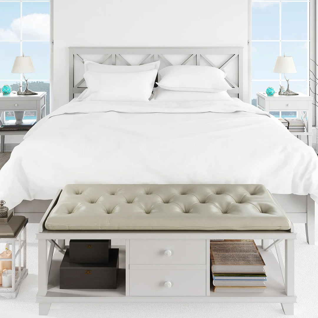 Swiss Collection - Ensemble de draps en coton, 6 pièces