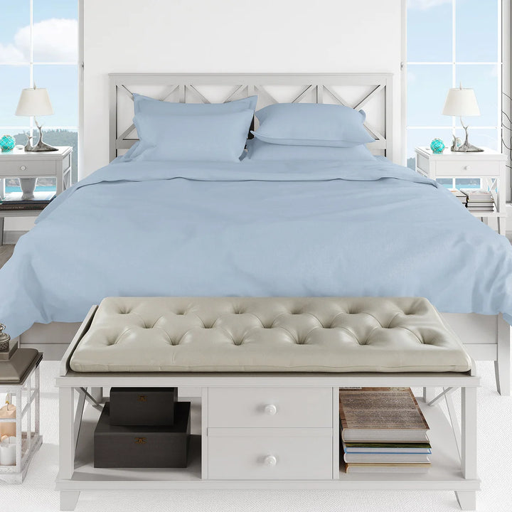 Swiss Collection - Ensemble de draps en coton, 6 pièces