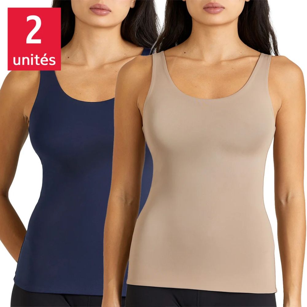 Frank and Oak - Camisole galbante, paquet de 2