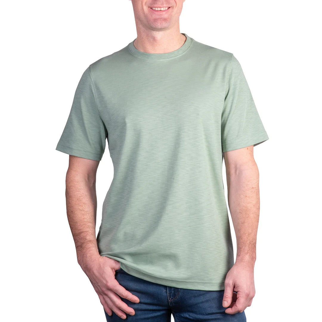 Kirkland Signature – Short Sleeve Slub Cotton Shirt