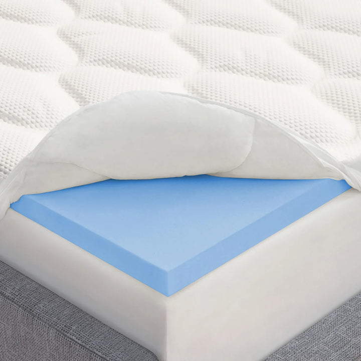 Novaform – Surmatelas de 4 po en mousse viscoélastique à plateau-coussin