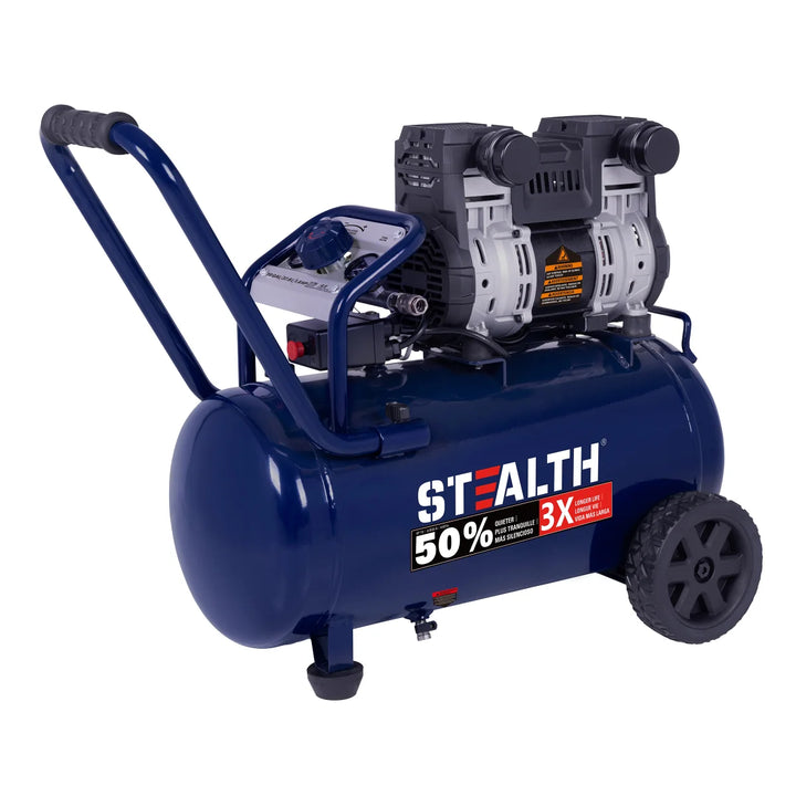 Stealth - Compresseur d'air silencieux 10 gallons