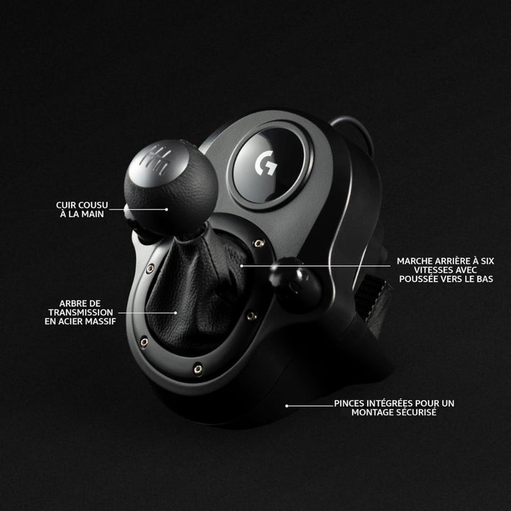 Logitech - Volant de course G920 Driving Force + pédales + levier de vitesse