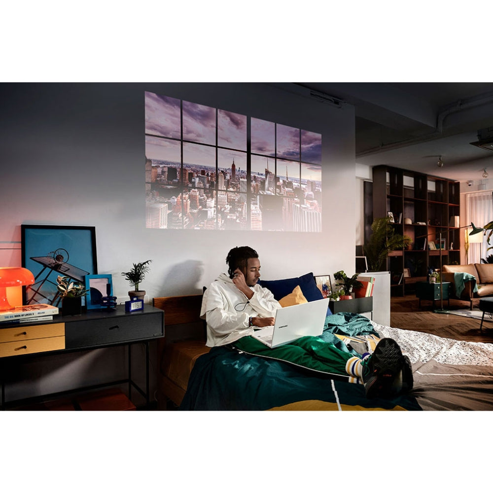Samsung - Projecteur de cinéma maison portatif The Freestyle SP-LSP3BLAXZC