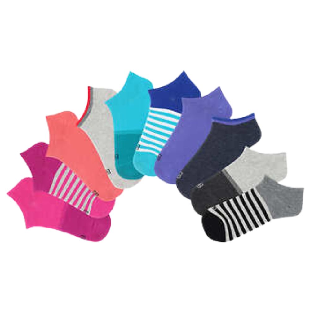 K.Bell - Chaussettes à base invisible, paquet de 10 paires