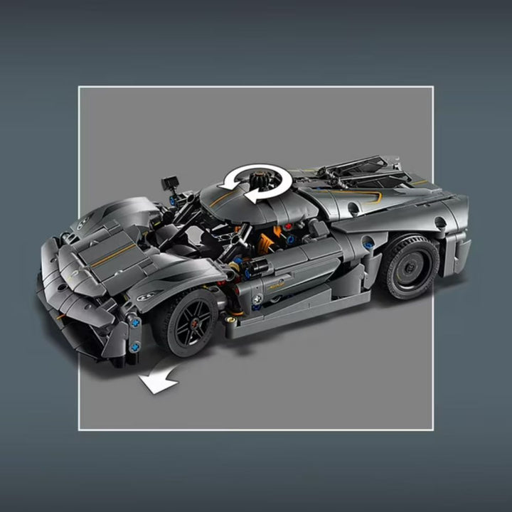 LEGO Technic - L’hypervoiture Koenigsegg Jesko Absolut grise - 42173