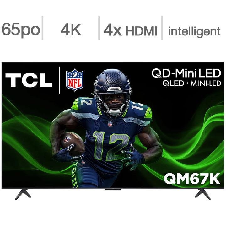 TCL - classe 65 po - série QM67K - téléviseur QD-Mini LED 4K UHD