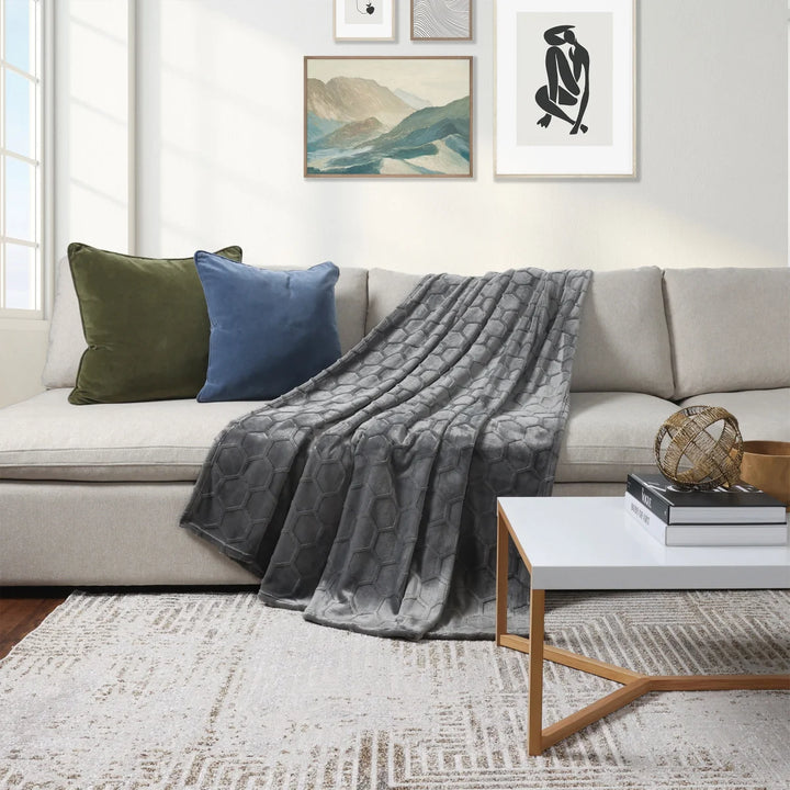 Life Comfort - Jeté texturé surdimensionné