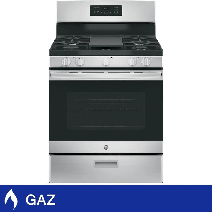 GE - Cuisinière autonome au gaz de 30 po