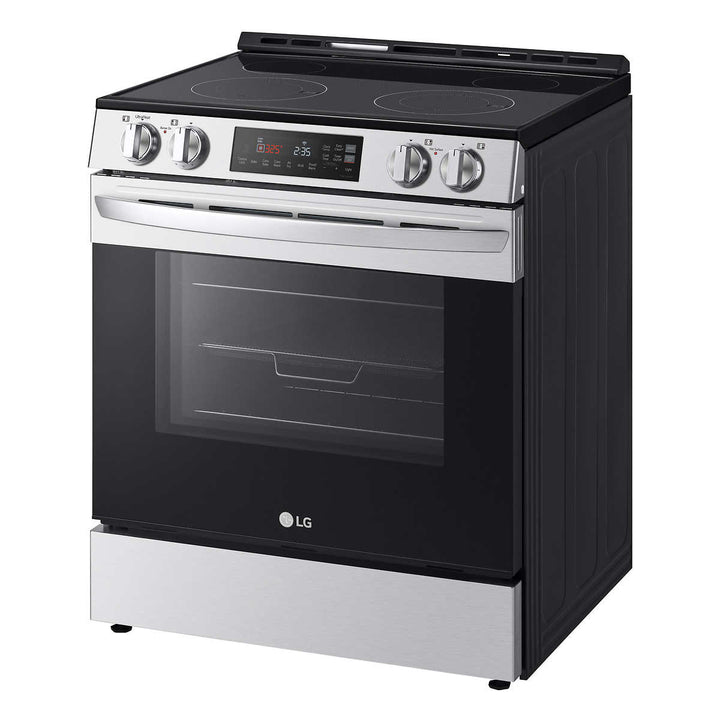 LG - Cuisinière encastrable à convection avec ventilateur électrique de 30 po et 6,3 pi³