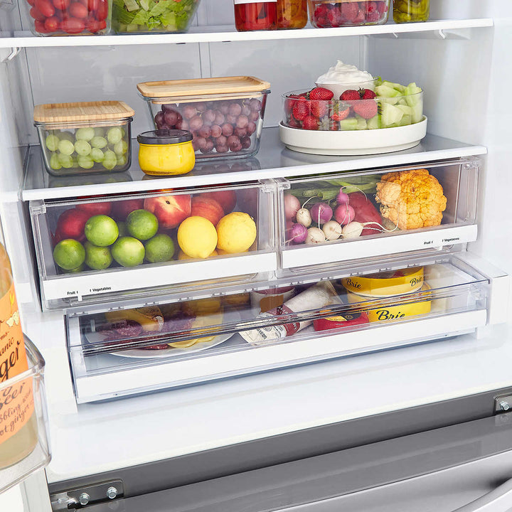 LG - Réfrigérateur à portes françaises de 33 po. 25 pi³