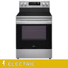 LG - Cuisinière électrique autoportante 30 po, 6,3 pi³