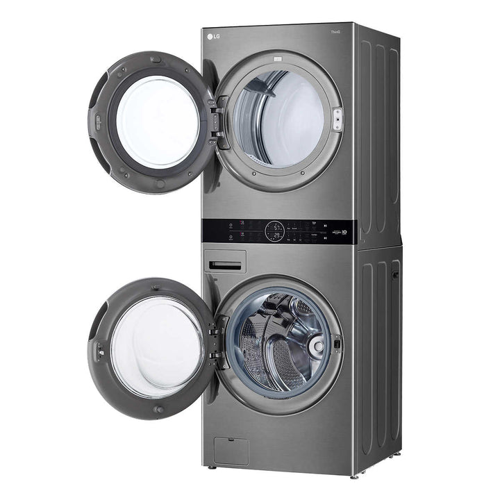 LG - Unité simple WashTower laveuse de 5,2 pi³, sécheuse 7,4 pi³