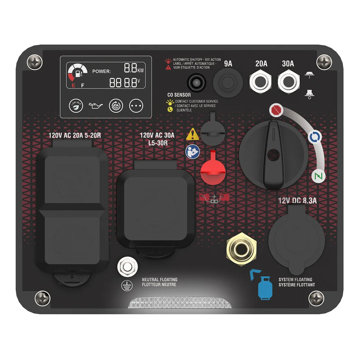 A-iPower - 3450W / 4300W en crête onduleur bi-carburant