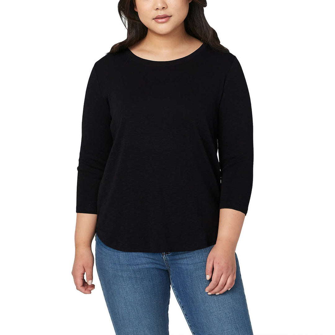 Kirkland Signature - Women's Three-Quarter Sleeve Shirt