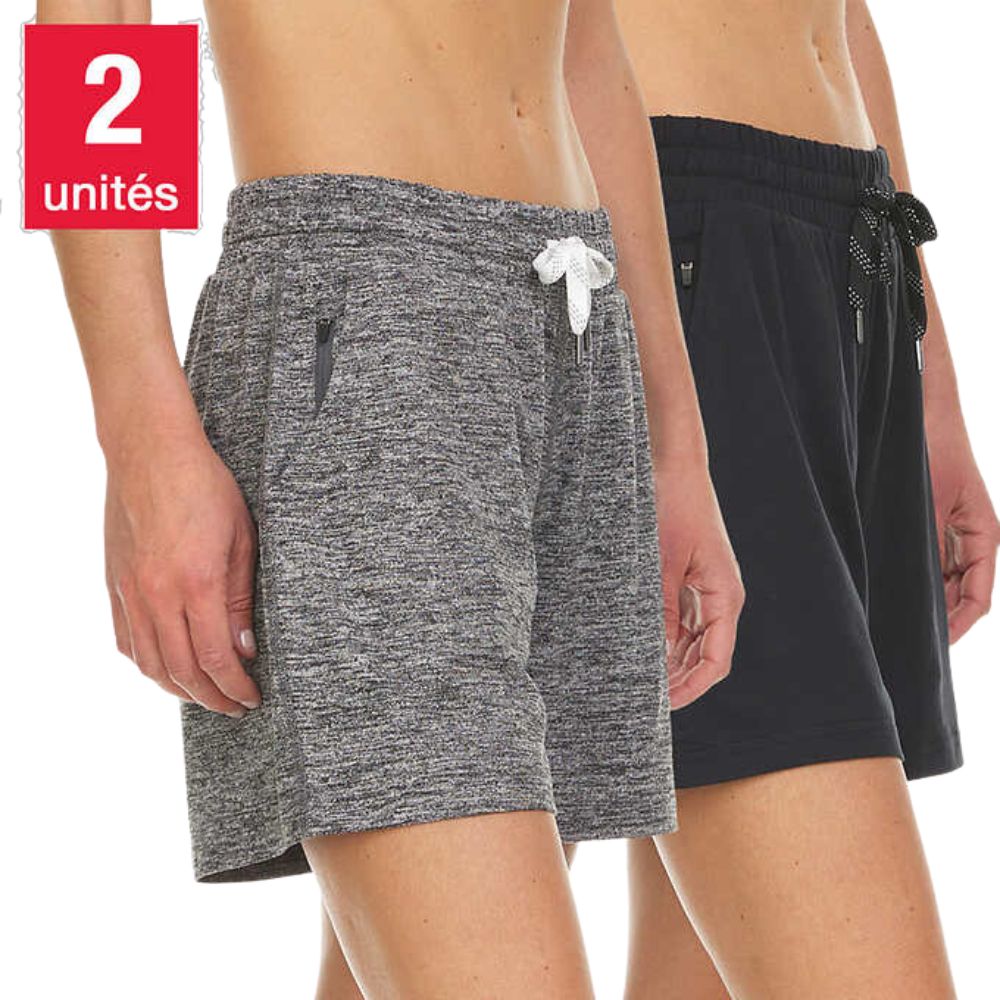 Pacific Trail – Pantalon court douillet, paquet de 2