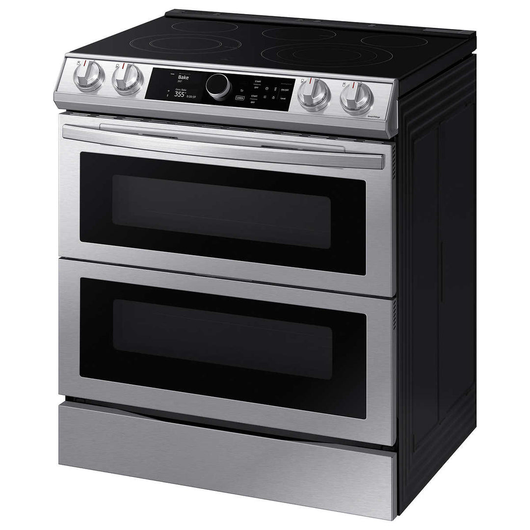Samsung - Cuisinière électrique 30 po de 6,3 pi³ - Flex Duo - AirFryer