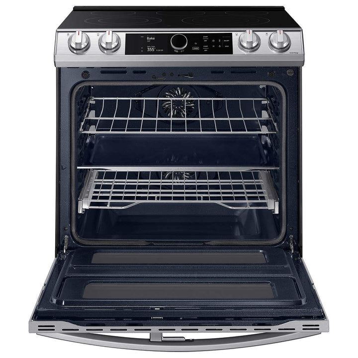 Samsung - Cuisinière électrique 30 po de 6,3 pi³ - Flex Duo - AirFryer