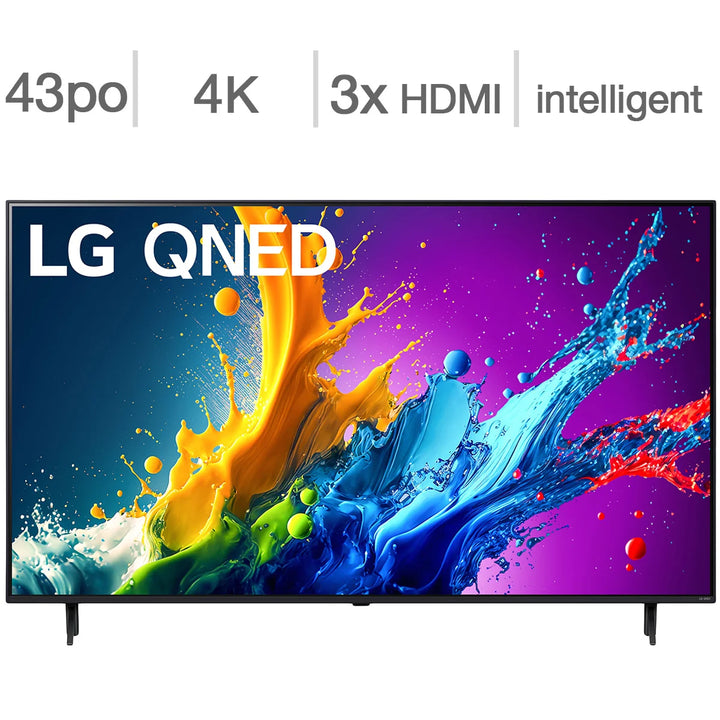 LG - Téléviseur LCD QNED 4K UHD classe 43 po - série QNED80T