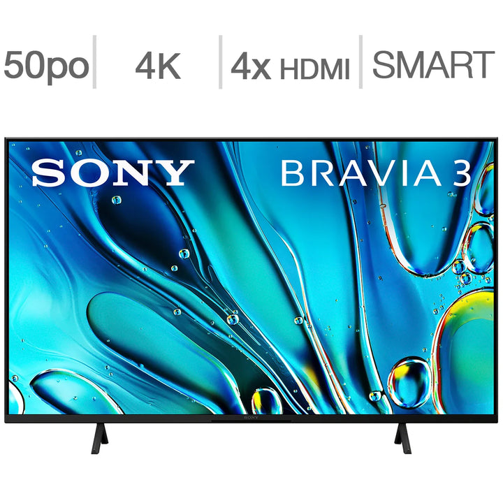 Sony - Téléviseur LCD DEL 4K UHD classe 50 po - série S30 BRAVIA 3