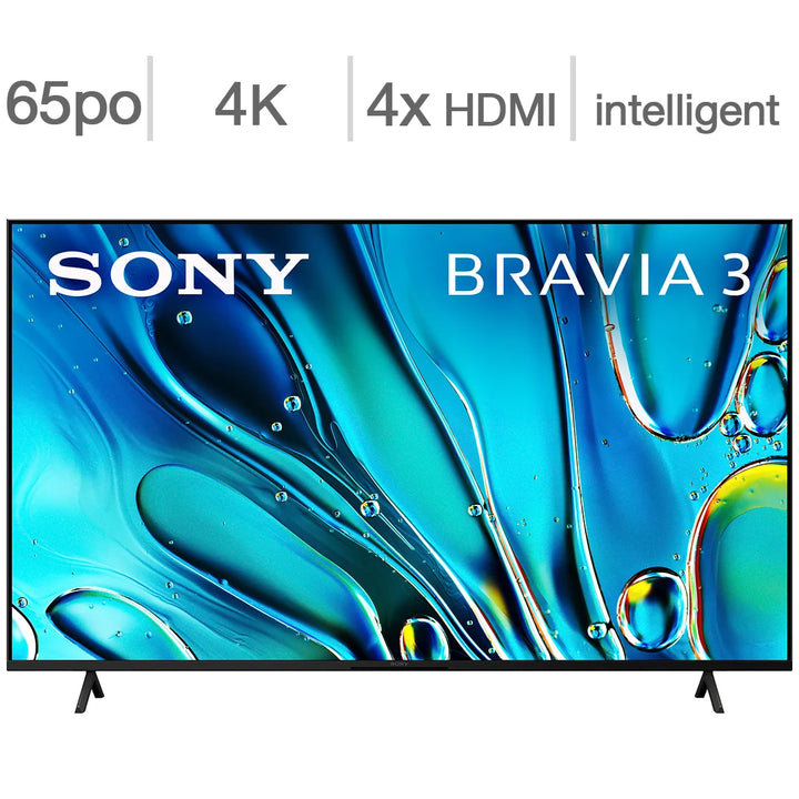 Sony - classe 65 po - série S30 BRAVIA 3 - téléviseur LCD DEL 4K UHD